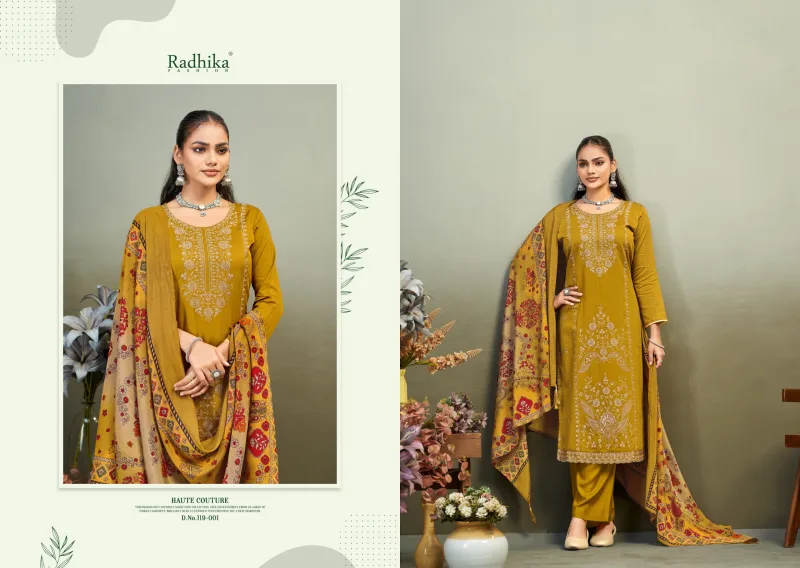 Zaira Vol 1 By Radhika Azara Jam Cotton Dress Material 